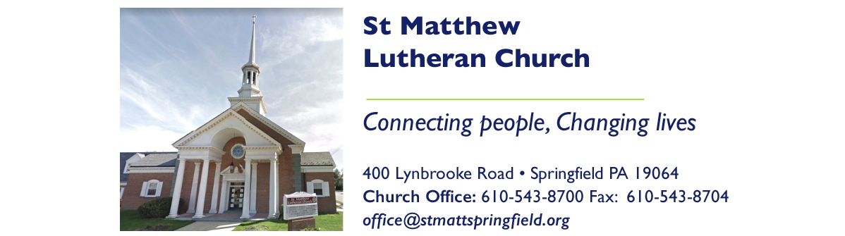 St Matthew Lutheran Church Member Elca